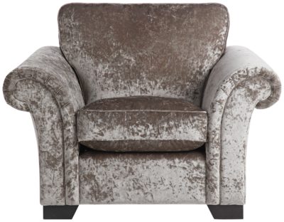 HOME - Glitz - Fabric Chair - Mink